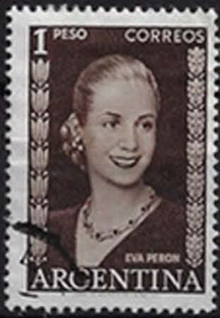 Eva Perón, 1919 - 1952. Mit Aufschrift „EVA PERON“ – 3 P