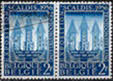 Scaldis-Ausstellung. Dom von Tournoi, Gent und Antwerpen „Neptuns Dreizack“ – 2 x 2 Fr