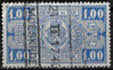 Geflügeltes Rad und Schild. Wertangabe im Rechteck, 1. Auflage. – 1,00 Fr
