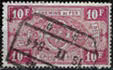 Geflügeltes Rad und Schild. Wertangabe im Rechteck, 1. Auflage. – 10,00 Fr