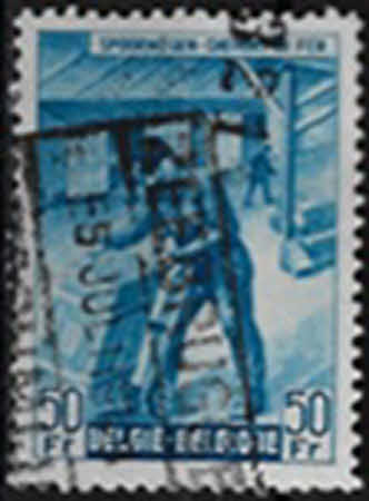 Bahnpost Arbeiter 50 Fr.