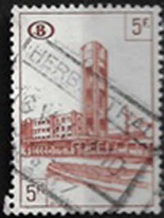 Zugbahnhöfe in Brüssel. - 5 Fr
