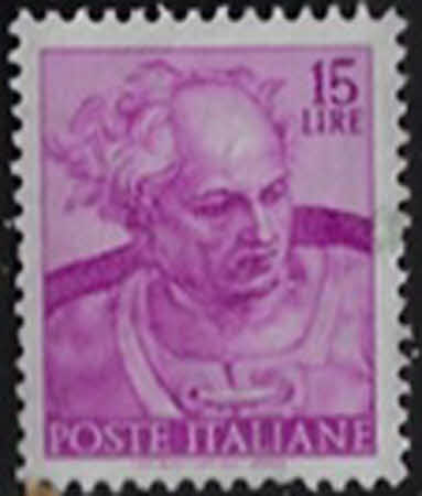 Copy of Testa del profeta Gioele, Cappella Sistina, opera di Michelangelo Buonarroti (1475-1564), scultore, pittore, architetto e poeta 15 L