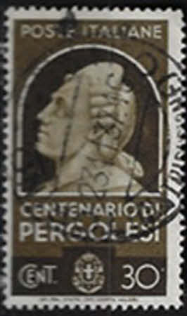 Porträt von Giovanni Battista Pergolesi (1710-1736), Komponist, Organist und Geiger – 30 C
