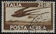 Luftpost – Italienische Republik (1946–48). – 25 L