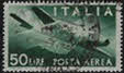 Demokratisch (1. Ausgabe), Luftpost – Italienische Republik (1946–48). – 50 L