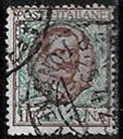 Bildnis von Vittorio Emanuele III. und florale Verzierungen. – 1 L