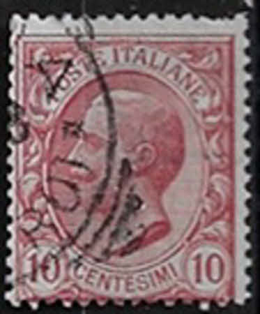 Bildnis von König Viktor Emanuel III., Blickrichtung links. 10 C