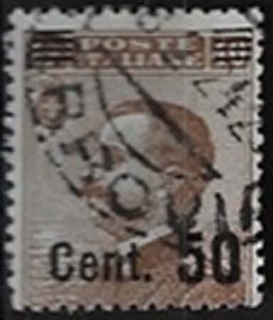 Bildnis von Vittorio Emanuele III., nach links gewandt, 40/50 C