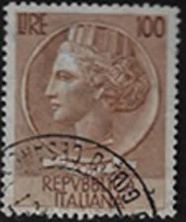 Aktuell verwendete Serie. Syrakusanische Münze 100 L
