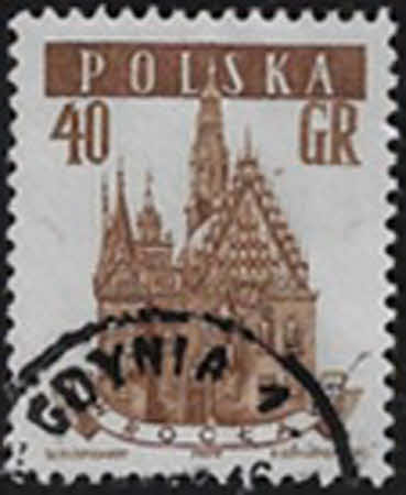 Historische Rathaus von Wrocław (Breslau). – 40 Gr