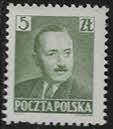Bolesław Bierut. Präsident der Republik. – 5 Zł