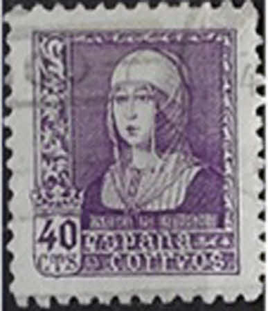 Königin Isabella I. von Kastilien (Isabella die Katholische, 1451–1504) - 40 Céntimos