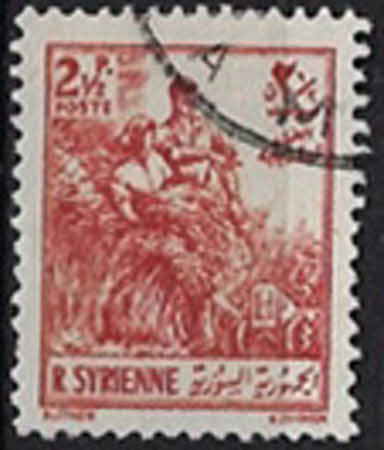 Landarbeiter bzw. Familie bei der Ernte – 2 ½ Piaster