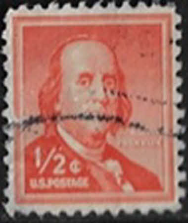 Benjamin Franklin, 1706-1790 - ½ C